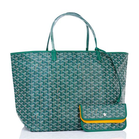 green goyard st louis gm|goyard 233 bag price.